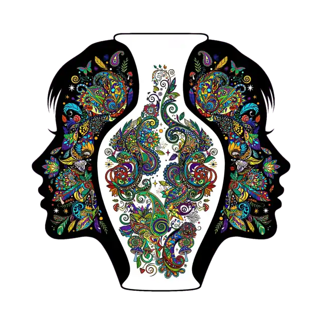Sudadera de Arte de Jarrón Mente Psicodélica