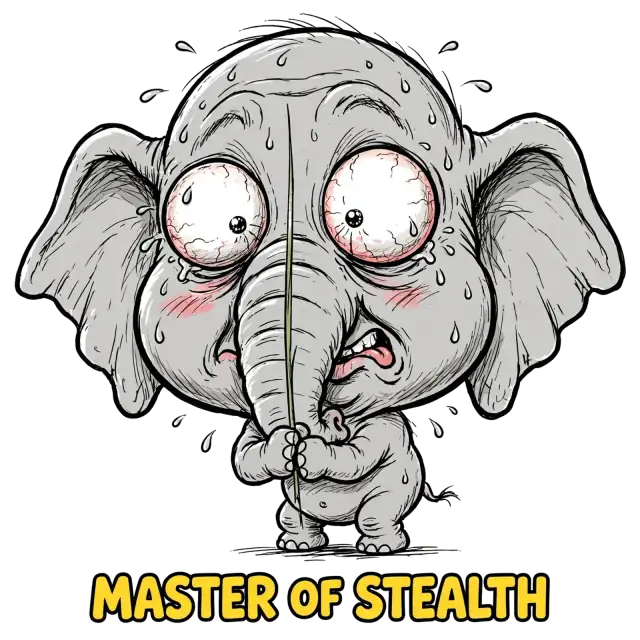Maestro del Mimetismo Elefante Ansioso