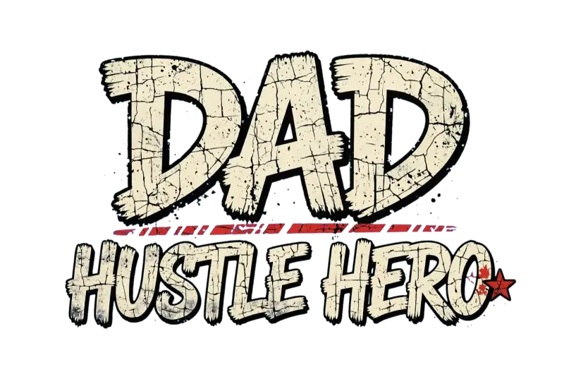 Dad Hustle Hero Typographie Vintage
