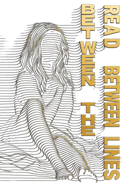 Read Between The Lines Optical Art T-Shirt