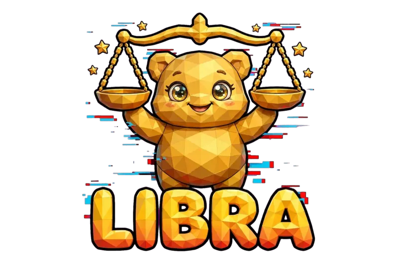 Ours Doré Signe Astrologique Balance