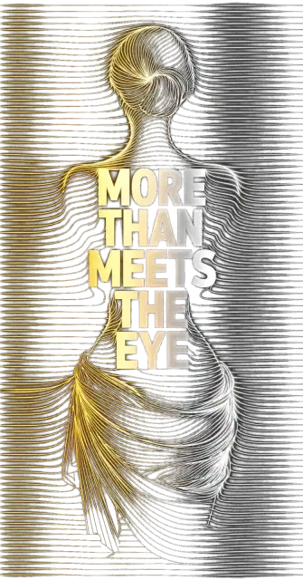 More Than Meets The Eye Glitch Silhouette