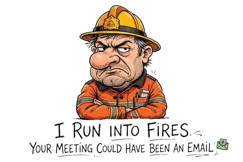 Bombero Gruñón Reunión Pudor Ser Email