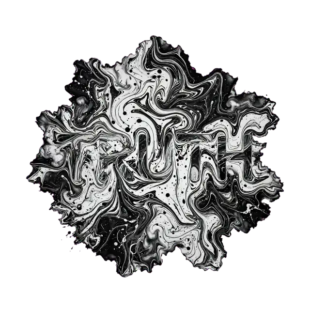 Abstrakte Wahrheit Fluid Art T-Shirt