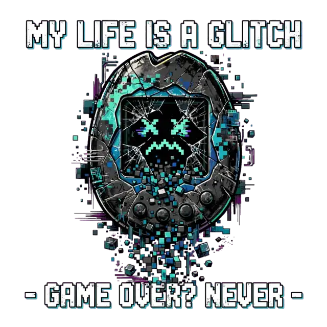 My Life Is A Glitch Cyberpet T-Shirt