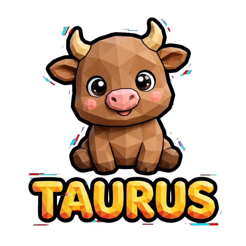 Glitch Taurus Zodiac Cute Bull T-Shirt – cyberpunk shirt