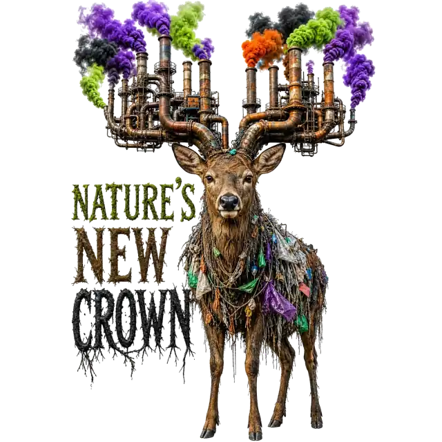 Nature's New Crown Industrial Deer