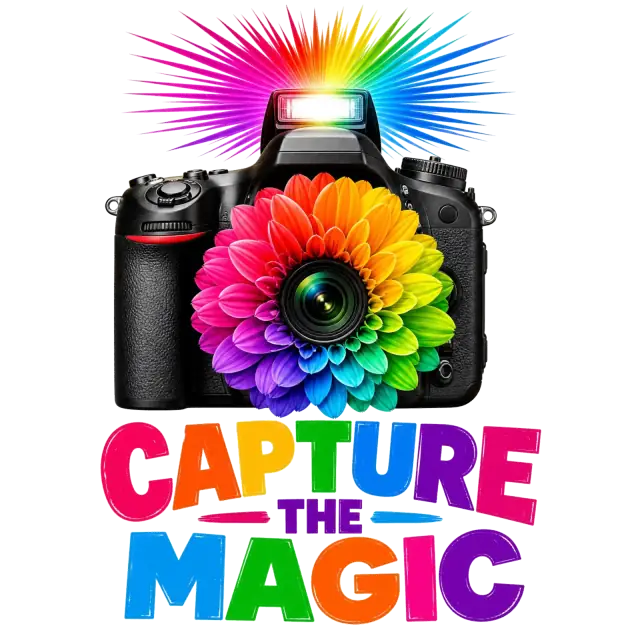 Fange Die Magie Regenbogen Kamera – t-shirt mit print herren