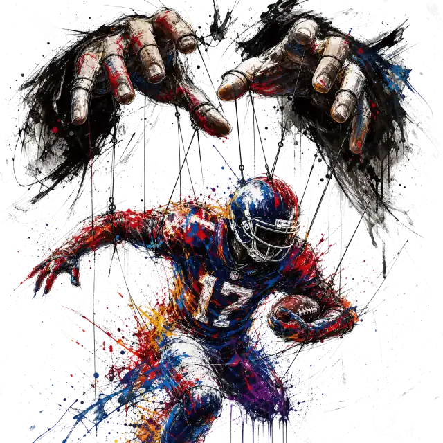 Puppet Master Football Player Art Hoodie