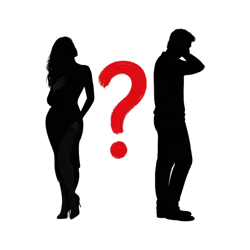 Complex Relationship Silhouette Art Hoodie