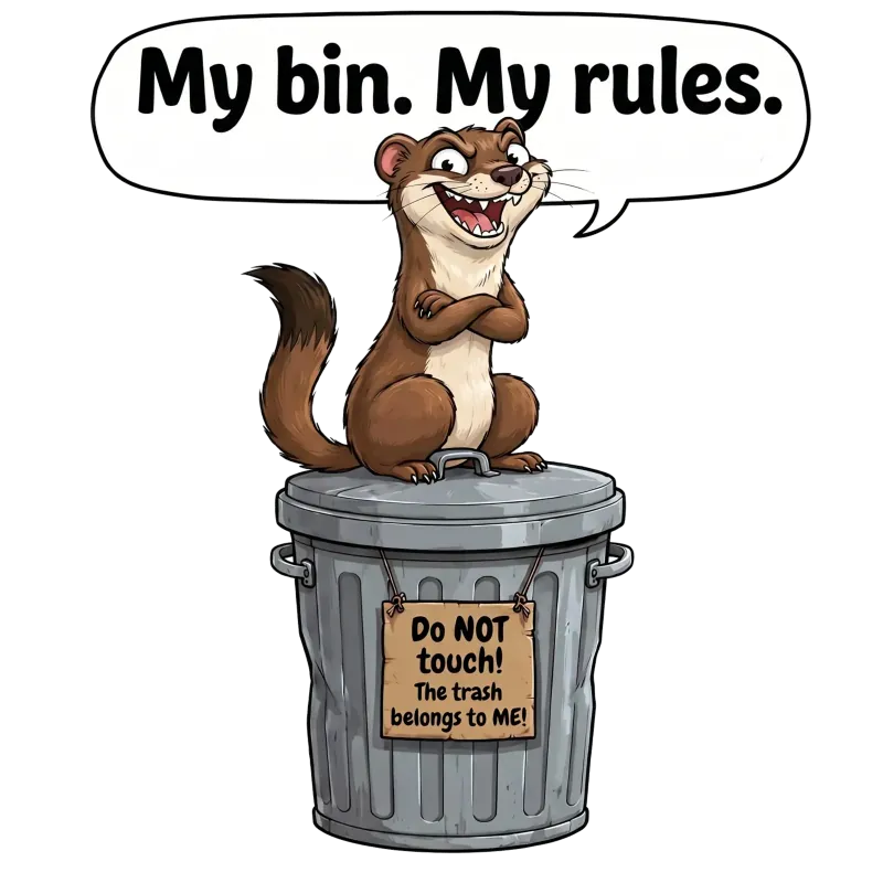 Ma Poubelle Mes Règles T-Shirt Furet
