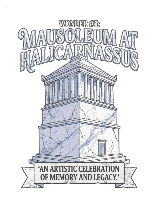 Mausoleo de Halicarnaso Antigua Maravilla Camiseta