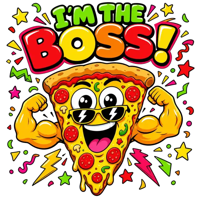 Camiseta Pizza Yo Soy El Jefe