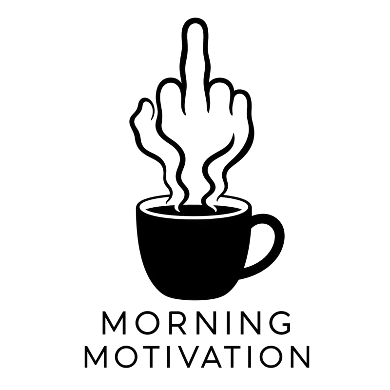 Camiseta Sarcástica Motivación Matutina Café