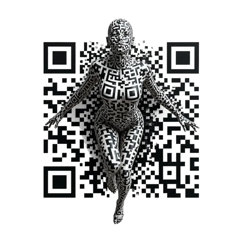 Cyfrowa Tożsamość Kod QR Art