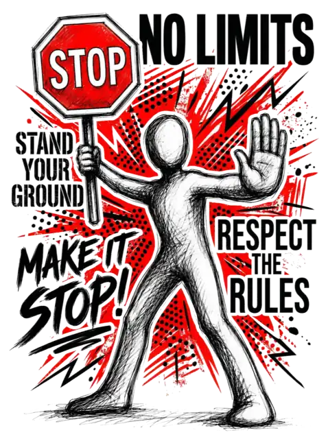 Sudadera Stop Sign Stand Your Ground
