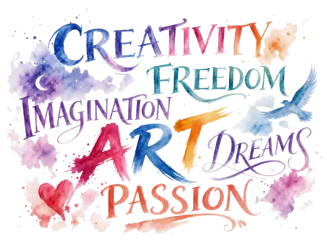 Arte di Creatività e Libertà ad Acquerello