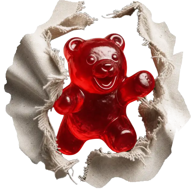 Breaking Through Gummy Bear