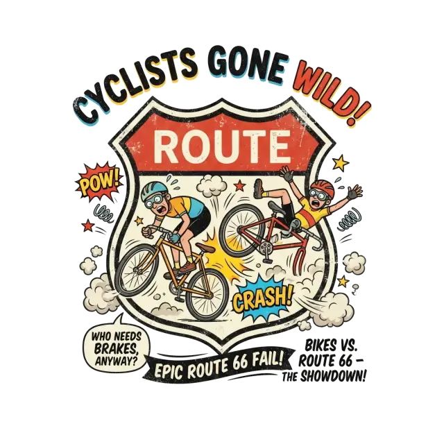 Cyclists Gone Wild Route 66 Crash
