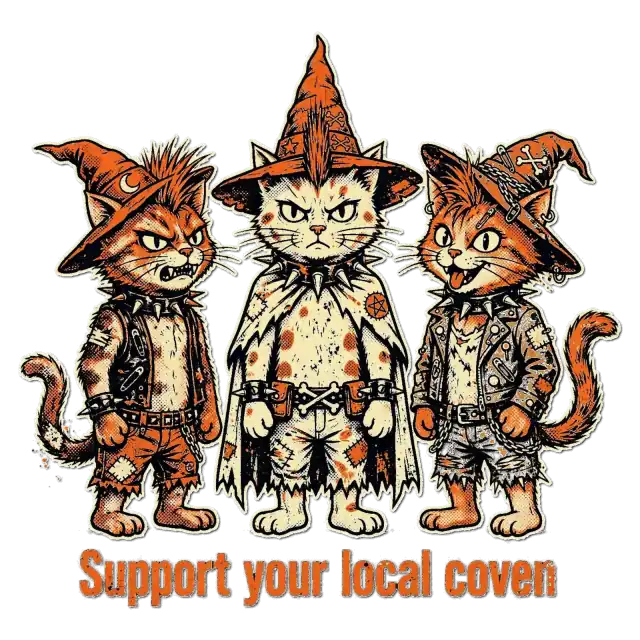 Soutenez Votre Coven Local Chats Punk