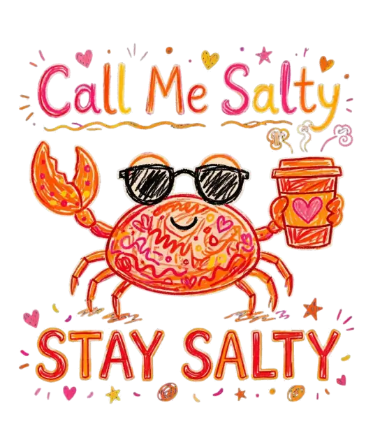 Call Me Salty Stay Salty Crab