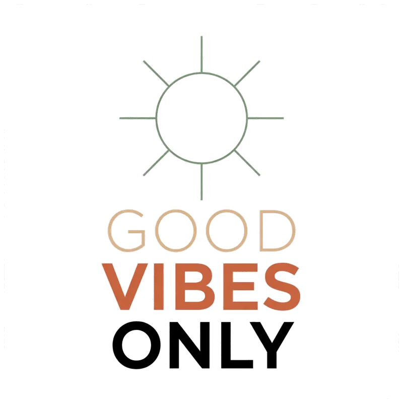 Sol Minimalista Good Vibes Only