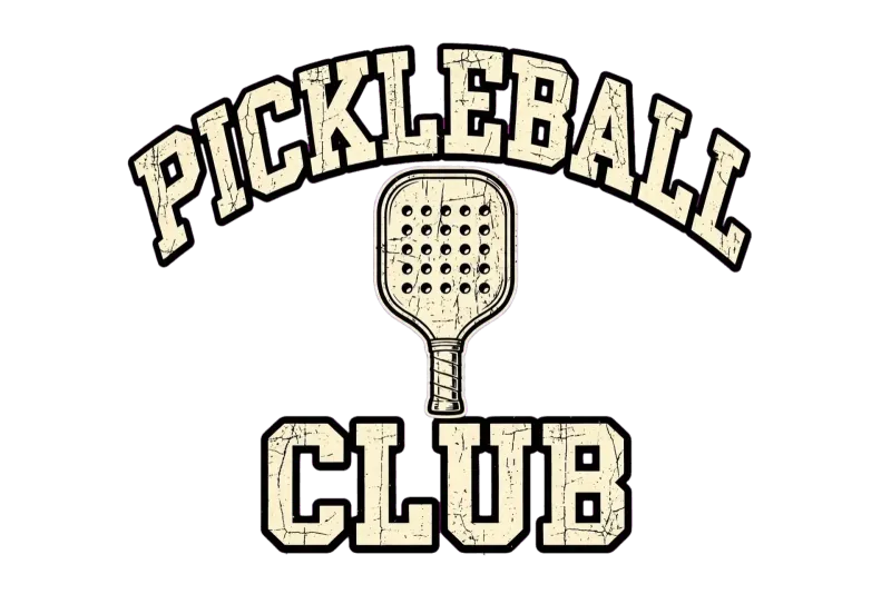 Vintage Koszulka Sportowa Klubu Pickleball