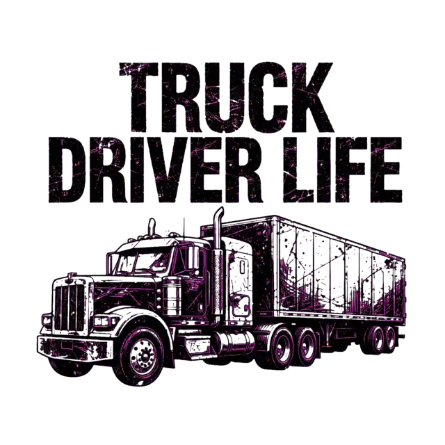 Camiseta Vida de Camionero – pegatinas para portátil