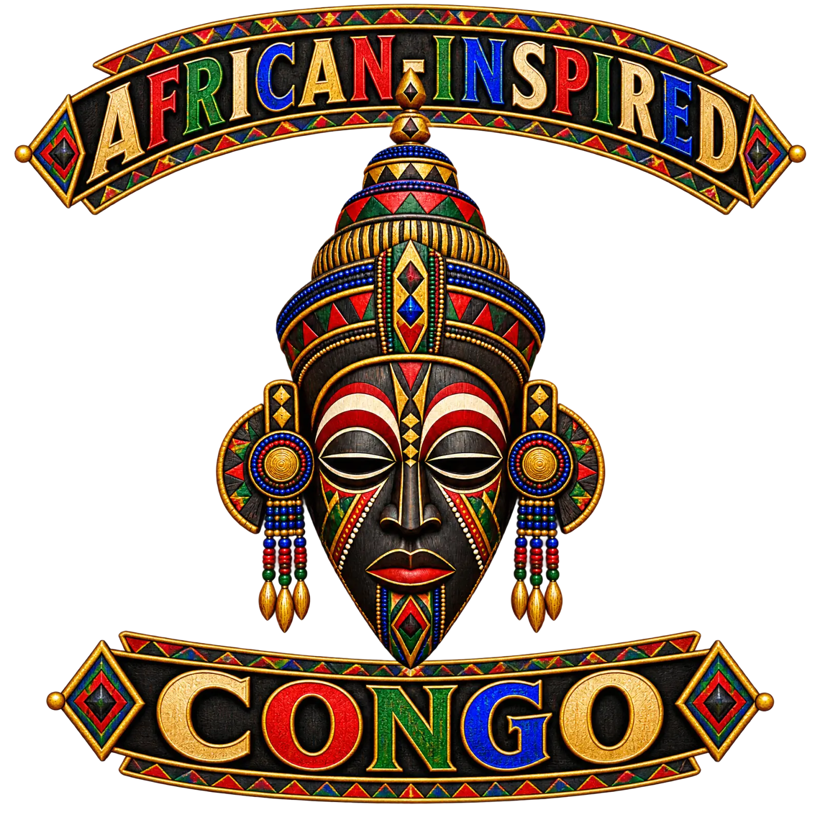 Masque Africain Congo Art de Voyage – t shirt voyage