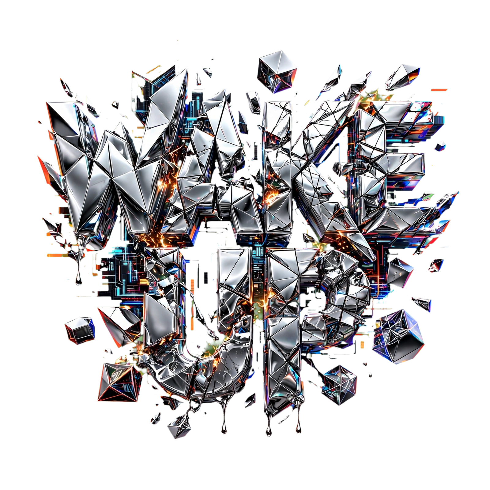 Wake Up 5D Transparent — glitch art by puzzell