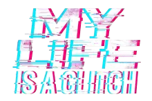 Arte Cyberpunk My Life Is A Glitch