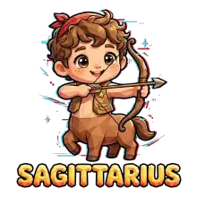 Glitch Sagittarius Chibi Centaur Archer