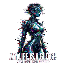 My Life Is A Glitch Cyberpunk T-Shirt