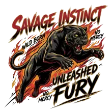 Instinct Sauvage Panthère Fureur Déchaînée