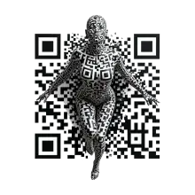 Digital Identity QR Code Human Art