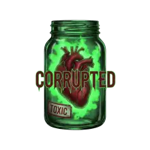 Corrupted Toxic Heart Art Apparel