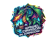 Glitch Wawel Dragon Krakow Art
