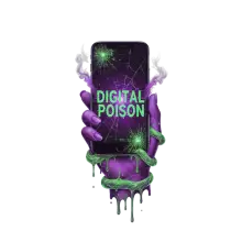 Veneno Digital Pantalla Tóxica Camiseta