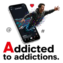 Sudadera Adictos a las Redes Sociales