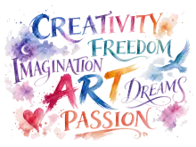 Arte de Creatividad y Libertad en Acuarela