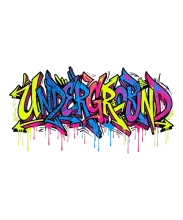 Camiseta Streetwear Graffiti Neón Underground