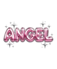 T-Shirt Rose Angel Pailleté Y2K