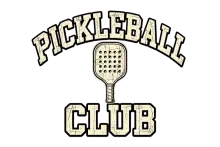 T-Shirt Sportif Vintage Pickleball Club