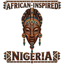 Masque Africain Voyage Nigeria Affiche