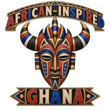 Art de Masque Tribal du Ghana Inspiré par l'Afrique